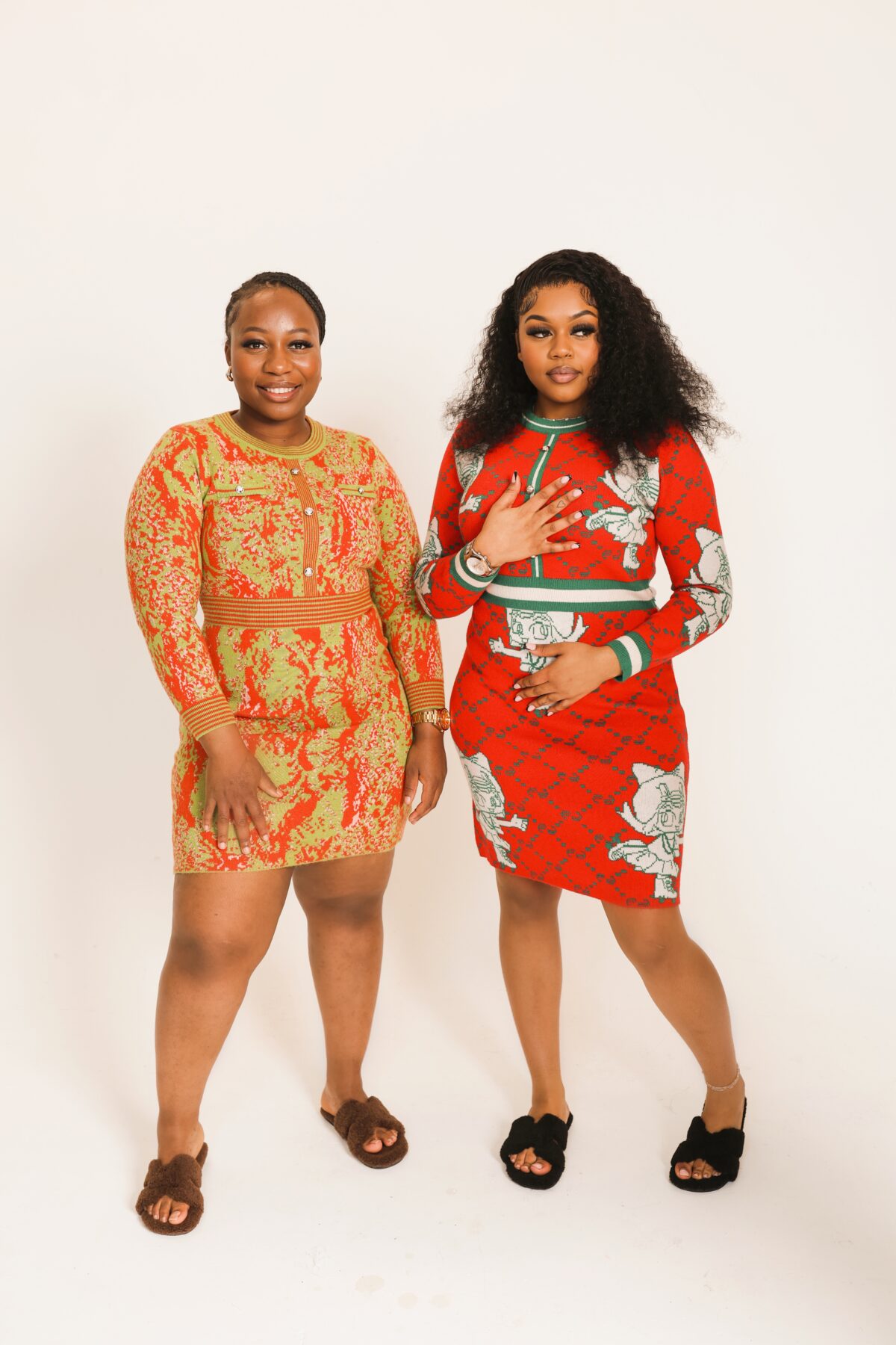 Two-Piece Knitted Winter Wear for Women