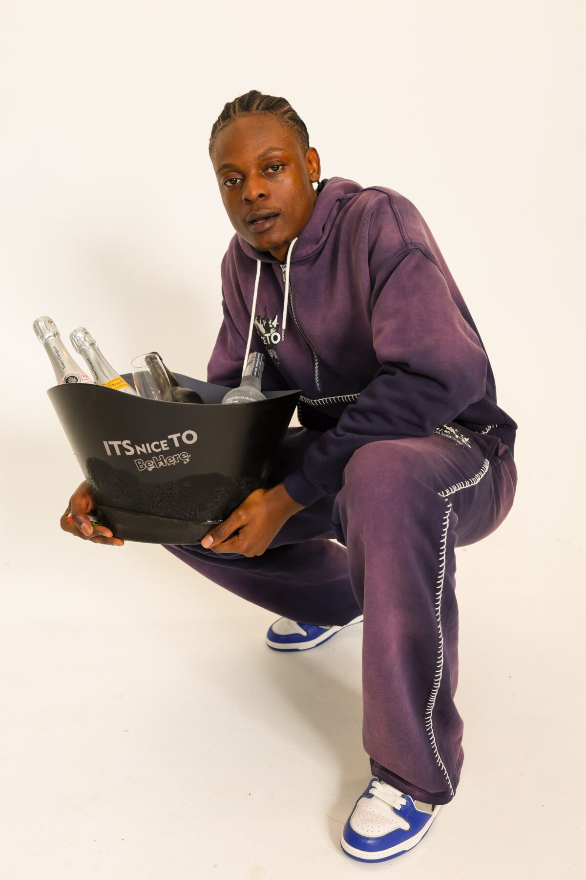 Purple Track Suit  Men Its Nice To Be Here - Image 2