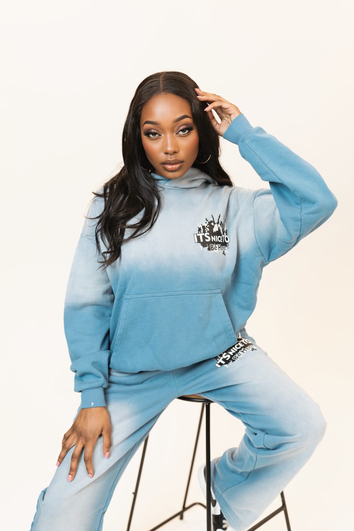 Blue Track Suit Its Nice To Be Here - Image 3